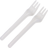 Premium 100% Biodegradable Bagasse Forks – 100pcs Heavy-Duty, Compostable & Eco-Friendly Sustainable Cutlery