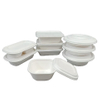 PFAS Free Eco-friendly Biodegradable Sugarcane Bagasse Pulp Mould Food Disposable Tray With Lids