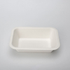 PFAS Free Biodegradable Compostable Sugarcane Sugar Cane Bagasse Pulp Molding Packaging Food Tray With Lid