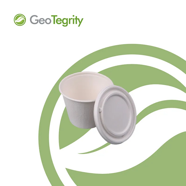 Biodegradable Disposable Box Take Away Eco Friendly 16 oz Sugarcane Bagasse Pulp Food Packaging Salad Bowl Container with Lid