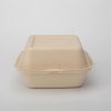 Eco-Friendly Pulp Mould Takeaway Packaging Disposable Sugarcane Bagasse Burger Box Biodegradable