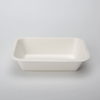 PFAS Free Eco-friendly Biodegradable Sugarcane Bagasse Pulp Mould Food Disposable Tray With Lids