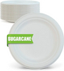 Natural white color ecopack rectangle sugarcane bagasse disposable food container bagasse sugarcane 9.5