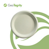 100% Compostable Heavy-Duty 6.75" Plates Eco-Friendly Disposable Sugarcane Biodegradable Disposable Paper Round Plate