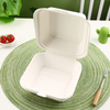 Hot Sale Sugarcane Clamshell Bagasse Food Container Biodegradable Disposable Tableware Sugarcane Disposable Lunch Box