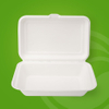 Compostable Takeaway Disposable Biodegradable Sugarcane Bagassee Pulp Paper Lunch Clamshell Box