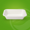 PFAS Free Eco-friendly Biodegradable Sugarcane Bagasse Pulp Mould Food Disposable Tray With Lids