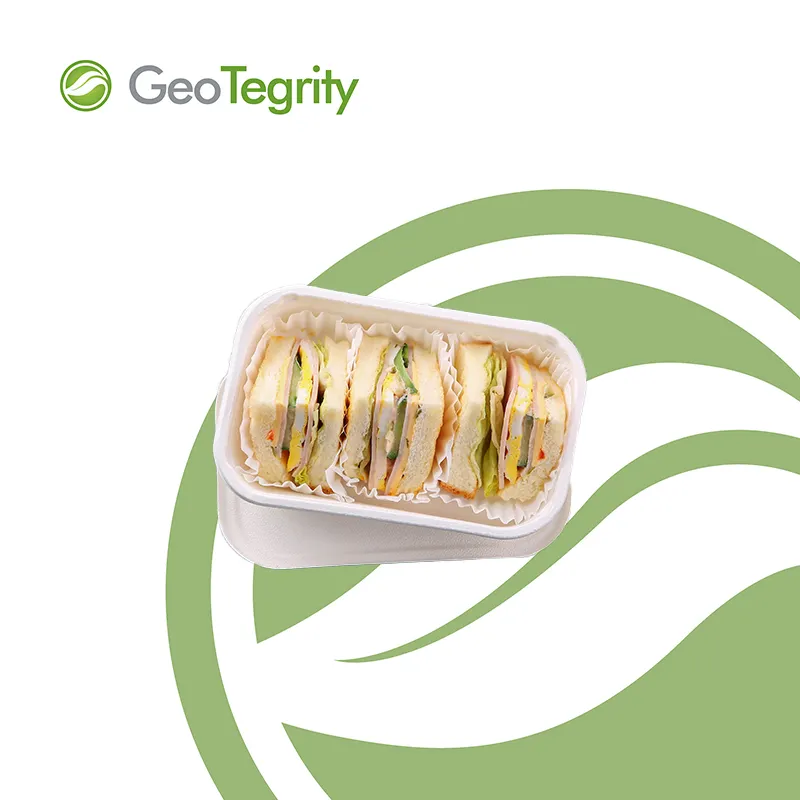 Biodegradable Disposable Takeaway Bagasse Lunch 7