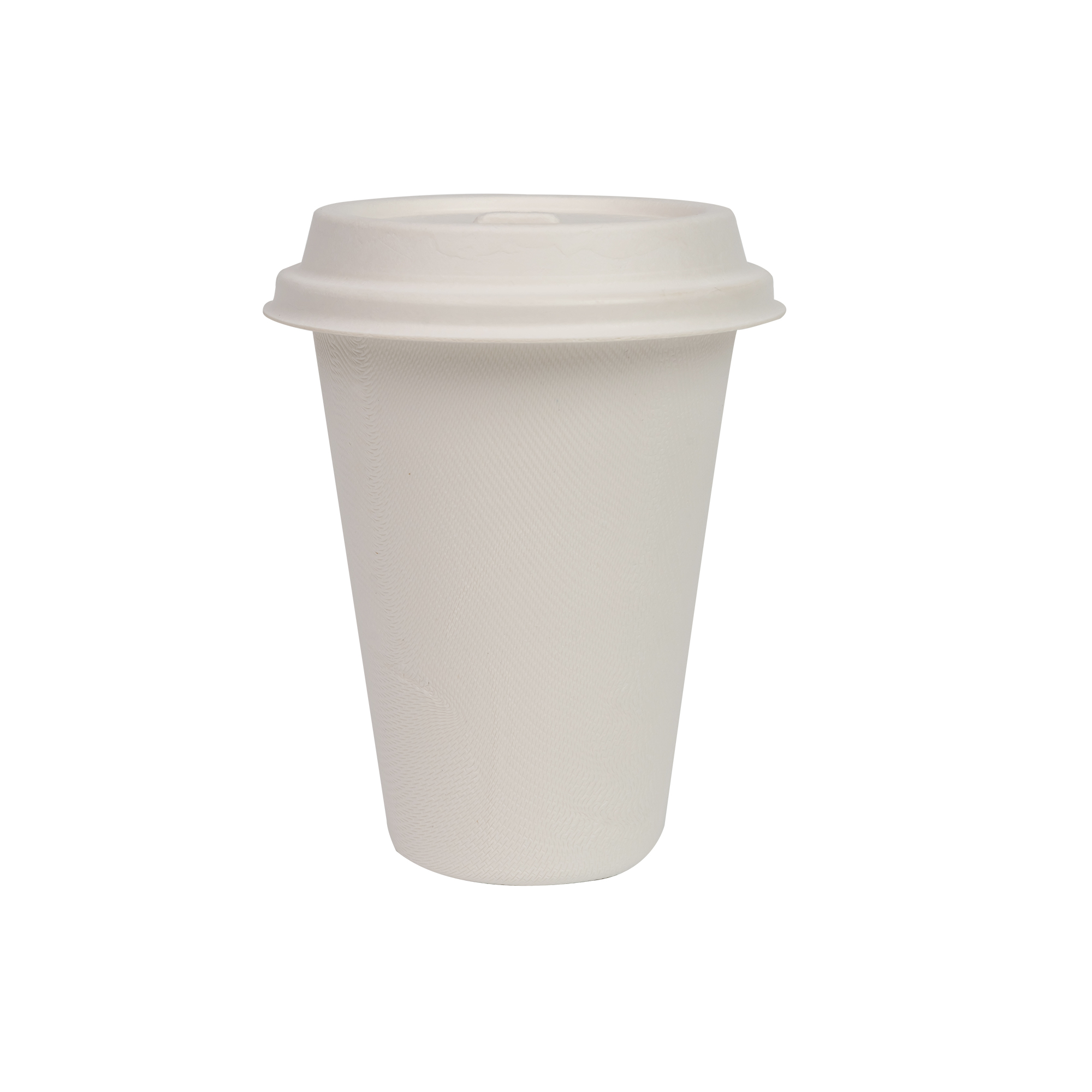 50 Count 12oz Compostable Drinking Cups – Heavy Duty Bagasse & Bamboo Fiber Biodegradable Cups – Unbleached, Microwave & Freezer Safe, Eco-Friendly Disposable Cups for Hot & Cold Beverages, Parties, W