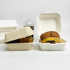 Compostable Food Takeaway 5" X 5" Hinged Container