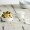 Eco Friendly Disposable 9 oz (250ml) Bowl Biodegradable Sugarcane Bagasse Compostable Paper Ramen Salad Food Container