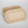 Eco-friendly Compostable 800ml Food Takeaway Box