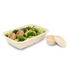 Biodegradable compostable sugarcane bagasse meat 16oz tray