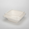 Compostable SugarCane Bagasse Biodegradable Eco-Friendly Food Container 24 Oz (680ml) Square Bowl