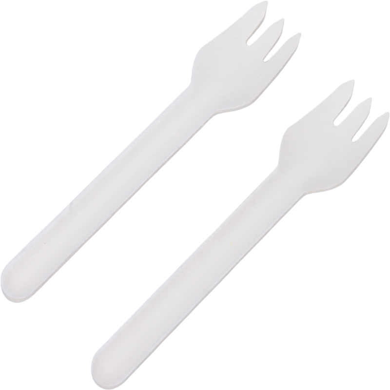 Premium 100% Biodegradable Bagasse Forks – 100pcs Heavy-Duty, Compostable & Eco-Friendly Sustainable Cutlery