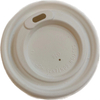 100% Biodegradable Eco-friendly Disposable Sugarcane Bagasse Bamboo Paper Pulp 80mm 90mm Cup Lid For Coffee Cup