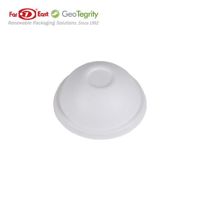 90mm PFAS Free Bagasse Sipper Dome Lid for 12oz Hot Cup – Compostable Biodegradable Eco Friendly Coffee Cup Lid – Natural, Case of 1000 pcs