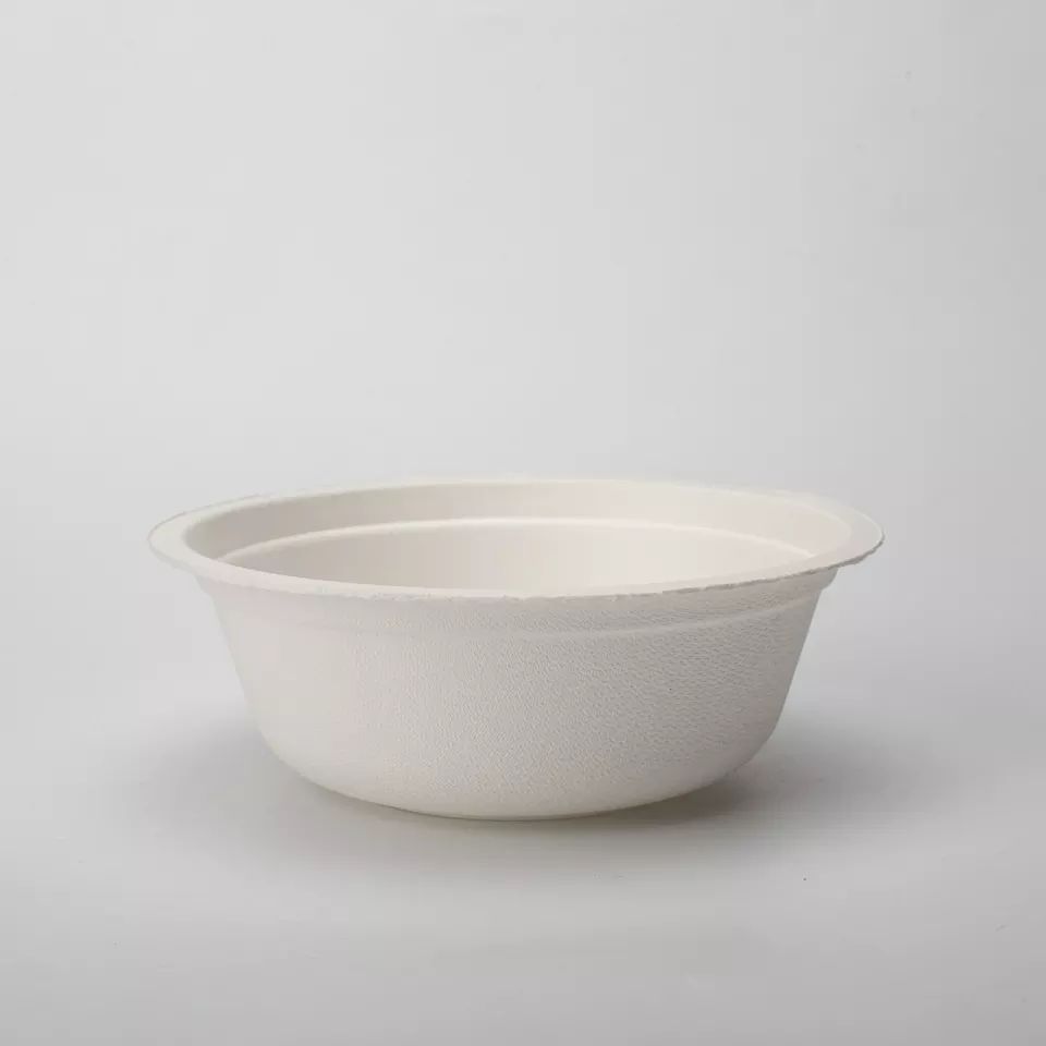 100% Biodegradable Disposable Sugarcane Bagasse Big Soup Bowls