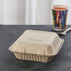 Disposable Clamshell Biodegradable Bagasse Food 8