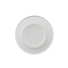 PFAS Free Compostable Disposable 6" Ribbed Round-Bagasse Pulp Paper Plate Biodegradable-Sugarcane Fiber Plate 