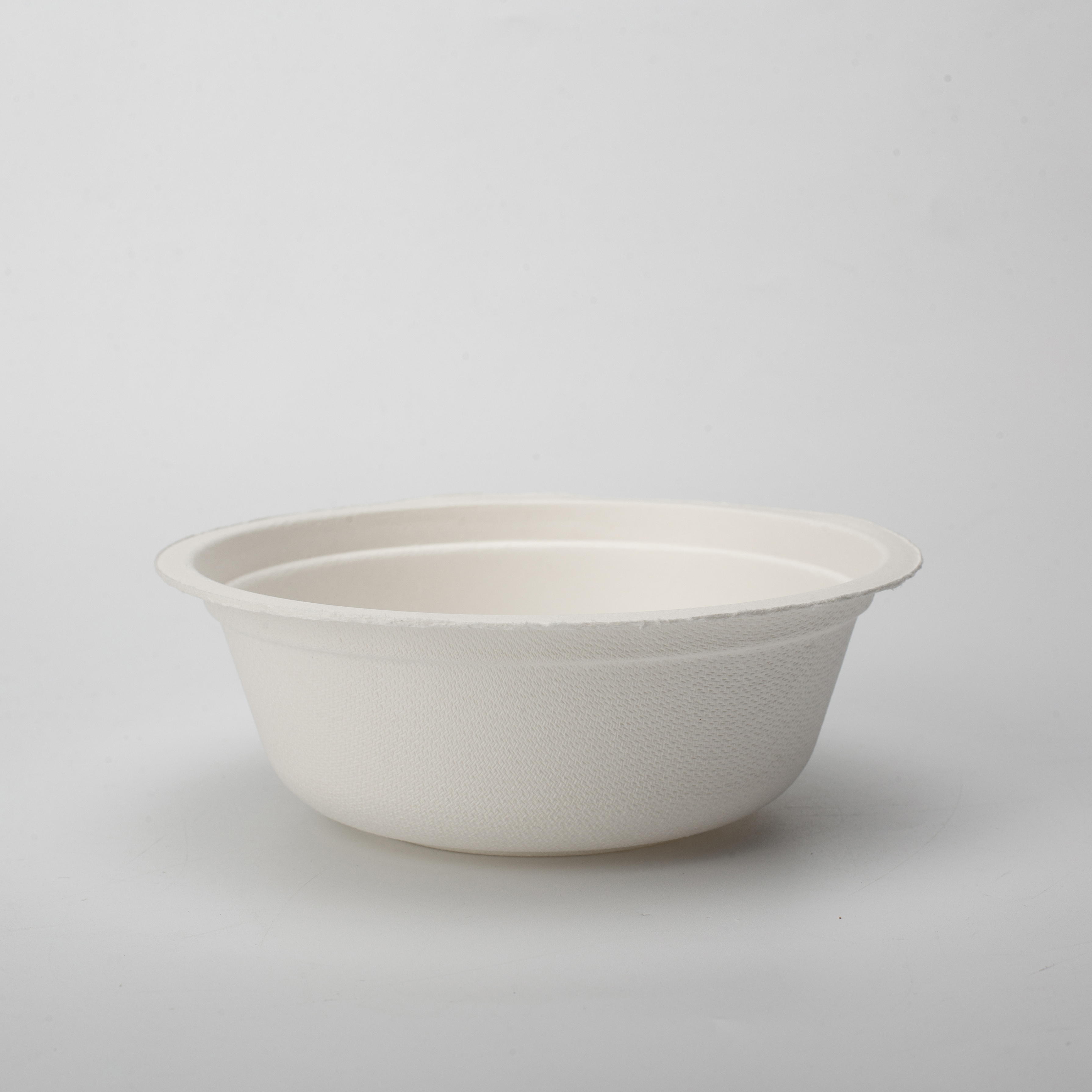 Biodegradable Disposable Sugarcane Bagasse Paper Pulp Molding Soup Salad Bowl with Lid Sugarcane Bagasse Bowl