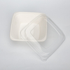 Compostable SugarCane Bagasse Biodegradable Eco-Friendly Food Container 24 Oz (680ml) Square Bowl