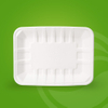 Disposable Sugarcane Pulp Biodegradable Bagasse Tray Food Container Bagasse Rectangular Tray