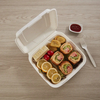 Disposable Biodegradable Bagasse Clamshell Lunch 9