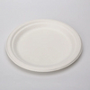 100% Biodegradable 6" round disposable tableware sugarcane bagasse pulp paper party compostable plates