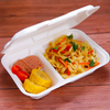 Custom Biodegradable Disposable Paper Food Takeaway 9 X 6" 2-C Box