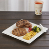 Party Eco-friendly Disposable Biodegradable Bagasse 6" Square Plate