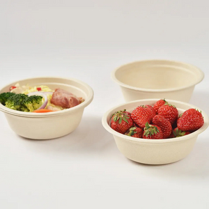 Eco-friendly Compostable 18 oz (500ml) Food Takeaway Disposable Bowl