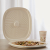13.9″ Compostable Pizza Box – Sugarcane Bagasse Eco Friendly Tableware – PFAS Free & BPI Certified Disposable Pizza Packaging
