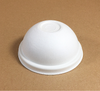 90mm PFAS Free Bagasse Sipper Dome Lid for 12oz Hot Cup – Compostable Biodegradable Eco Friendly Coffee Cup Lid – Natural, Case of 1000 pcs